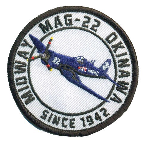 Bild von Midway MAG-22 Okinawa Marine Aviation Group since 1942 Patch Abzeichen